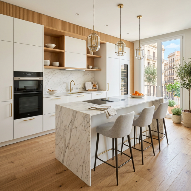 Reforma de Cocina de Lujo en Barcelona